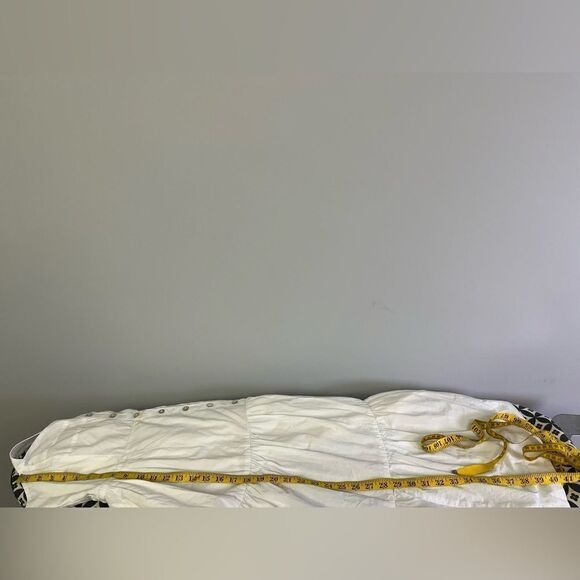 Madewell Button-Front Tiered Midi Dress NWT Size 12 - Picture 11 of 12